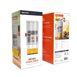 آبمیوه‌گیری قابل حمل Porodo مدل Portable Citrus Juicer