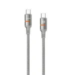 کابل USB-C پورودو با نمایشگر LED (۶۰ وات، ۱.۲ متر) مدل Porodo USB-C to USB-C LED Light Cable 60W (1.2m)