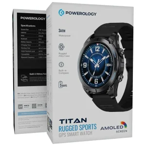 ساعت هوشمند پاورولوژی مدل Titan Rugged Sports