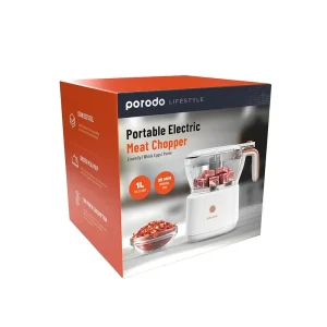 چرخ‌گوشت الکتریکی پرودو مدل پرتابل | Porodo Portable Electric Meat Chopper