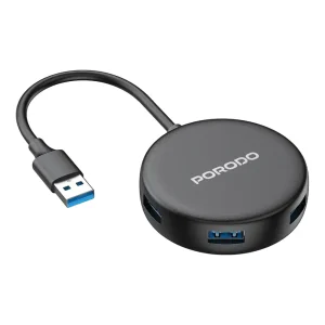 هاب USB 3.0 چند پورت پرودو مدل Porodo USB 3.0 Multi-Port Hub with USB-C Power Support