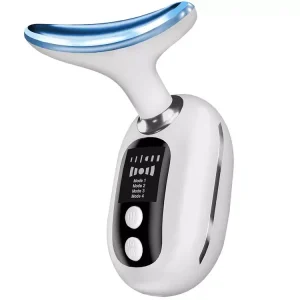 ماساژور نوری صورت و گردن پرودو مدل Light Therapy (۴ سرعت، طراحی ارگونومیک) | Porodo Face & Neck Light Therapy Massager 4-Speed Ergonomic