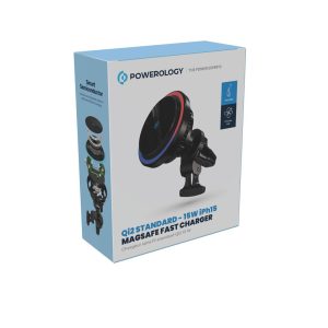 Powerology Qi2 Standard - 15W Compatible With iPhone15 MagSafe Fast Charger