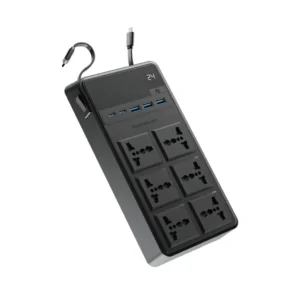 چندراهی برق هوشمند powerology ظرفیت 2500w با کابل جمع‌شونده