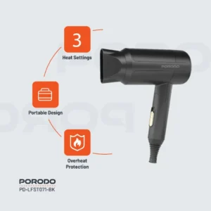 سشوار تاشو Porodo توان 1200w