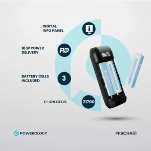 پاوربانک Powerology مدل DIY Cell ظرفیت 10000 ظرفیت