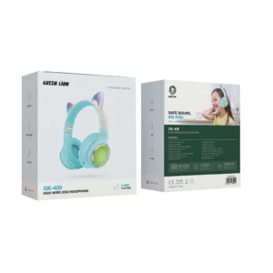 هدفون بی‌سیم گرین لاین مدل Green Lion GK-400 Kids Wireless Headphone