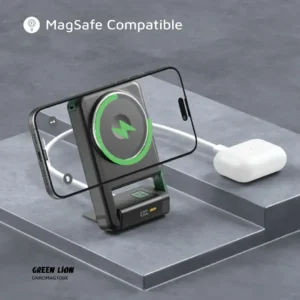 پاوربانک Green Lion مدل Rotex MagSafe ظرفیت ۱۰٬۰۰۰ میلی‌آمپر