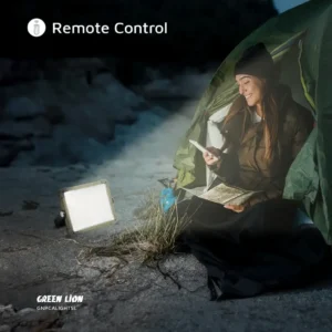 چراغ کمپینگ Green Lion مدل Solar Camping Light با باتری ۷۲۰۰ میلی‌آمپرساعت