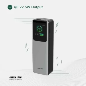 پاوربانک Green Lion مدل Voltura ظرفیت ۲۰۰۰۰ میلی‌آمپر