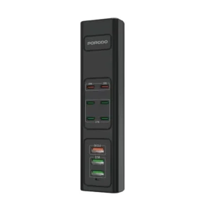 هاب شارژر USB چند پورت Porodo مدل FWC031 توان ۸۵ وات