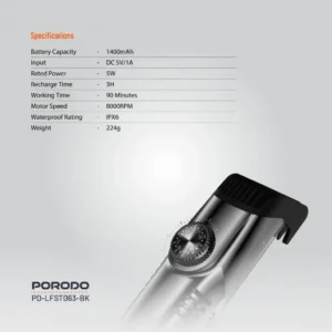 ماشین اصلاح صورت و بدن Porodo مدل LFS063