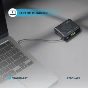 پاوربانک 100 وات پاورولوژی مدل PPBCHA79 ultra mini ظرفیت 20000 میلی آمپر