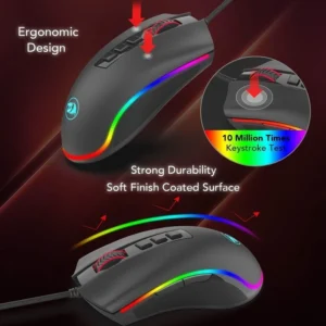 Redragon M711 COBRA RGB Gaming Mouse | ماوس ردراگون مدل M711 کبرا RGB