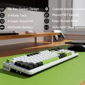 Redragon K686 RGB PRO 98-Key Wireless Gasket Keyboard | کیبورد مکانیکی ردراگون مدل K686 پرو RGB
