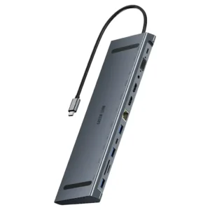 هاب USB-C گرین لاین مدل 12 در 1 Green Lion 12-in-1 4K HDMI USB-C Hub