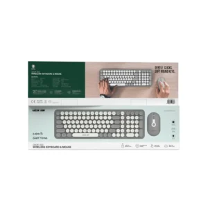 کیبورد و ماوس بیسیم گرینلاین مدل GKM-300