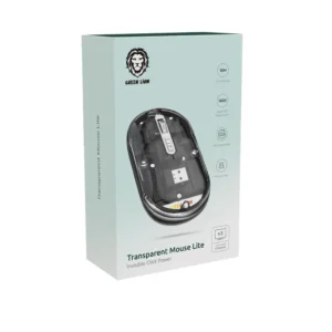 موس بی‌سیم ترانسپرنت گرین لاین مدل | Green Lion Transparent Mouse Lite