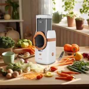 خردکن و رنده برقی سبزیجات پرودو مدل Porodo Electric Vegetable Slicer/Grater