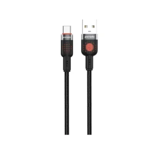 کابل شارژ USB-A به USB-C پرودو مدل Porodo USB-A to USB-C Braided Cable