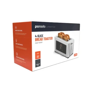 توستر ۴ تکه پرودو مدل Porodo 4-Slice Bread Toaster