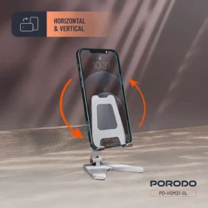 استند موبایل آلومینیومی پرودو مدل Porodo Aluminum Alloy Mobile Stand (HS21)