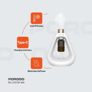 دیفیوزر بدون آب پورودو مدل Porodo Aroma Sphere Waterless Diffuser