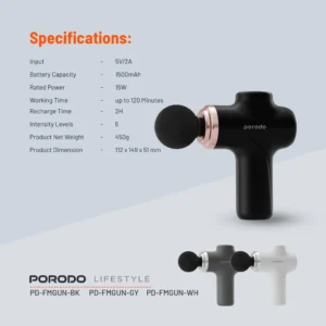 ماساژور دستی پرودو مدل پرسیژن | Porodo Precision Handheld Massager