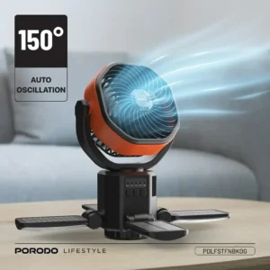 پنکه خورشیدی قابل حمل پرودو مدل Porodo SunCharge Outdoor Solar Fan