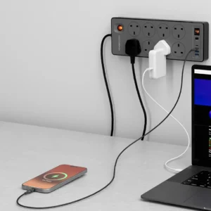 استریپ برق 8 پورت پاورولوژی مدل Powerology Power Strip 8AC 2990W