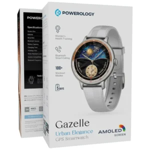 ساعت هوشمند پاورولوژی مدل Powerology Gazelle Urban Elegance GPS Smartwatch
