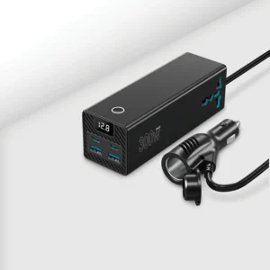 پاور اینورتر خودرو پاورولوژی مدل PWC064 (۳۰۰ وات، PD 65W) | Powerology Car Power Inverter PWC064 300W PD 65W