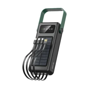 شارژر همراه خورشیدی گرین لاین مدل Solar X ظرفیت 30000 میلی‌آمپر ساعت | Green Lion Solar X 30000mAh Solar Power Bank