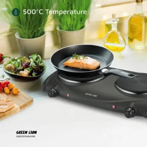 اجاق برقی گرین لاین مدل Green Lion Electric Stove GLEG-45 Dual Burner 2000W