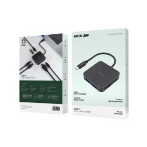 هاب ۷ کاره گرین لاین مدل Green Lion 7-in-1 USB-C Hub GHB-7