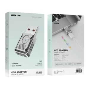 مبدل OTG گرین لاین (۱۲۰ وات، 100Gbps) | Green Lion OTG Adapter 120W 100Gbps