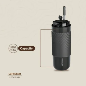 ماگ دوجداره لپرسو مدل Thermo Brew ظرفیت ۴۵۰ میلی‌لیتر مدل Lepresso Thermo Brew Insulated Tumbler 450ml