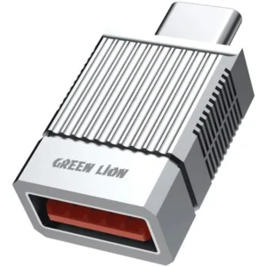 مبدل OTG گرین لاین ۲ در ۱ توان ۱۲۰ وات مدل Green Lion 2 in 1 OTG Adapter 120W 10Gbps