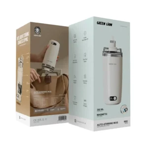 ماگ همزن‌دار اتوماتیک Green Lion مدل Auto-Stirring 350ml